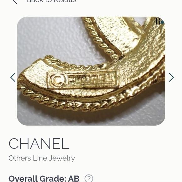 Chanel Vintage 1985 CC Logo Necklace Authentic Rare Gold-Tone - Picture 5 of 9